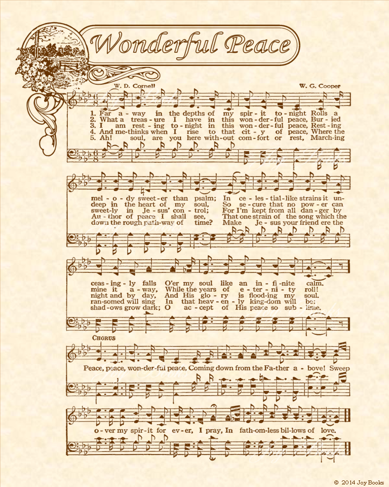 When All Thy Mercies - Christian Heritage Hymn, Sheet Music, Vintage Style, Natural Parchment, Sepia Brown Ink, 8x10 art print ready to frame, Vintage Verses